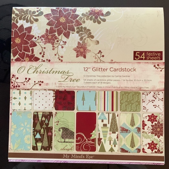 My minds eye 12” glitter card stock - Picture 2 of 6